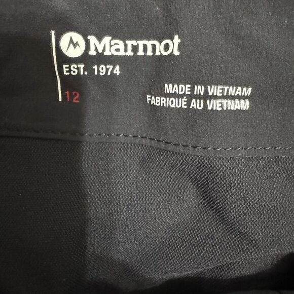 Marmot Women's Mountain black lightweight Active Pants size 12 - Picture 8 of 10